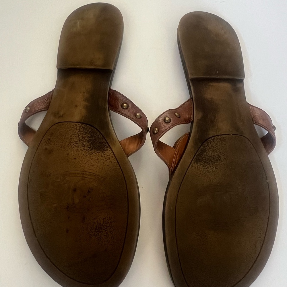 Nine West brown leather sandle - Picture 4 of 4
